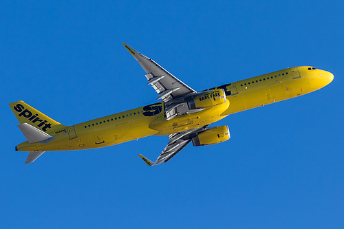 Spirit Airlines Airbus A321-200 N682NK at Los Angeles International Airport (KLAX/LAX)