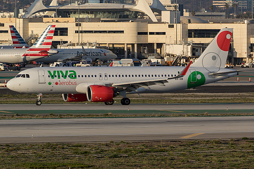 VivaAerobús Airbus A320neo XA-VIB at Los Angeles International Airport (KLAX/LAX) VivaAerobús Airbus A320neo XA-VIB at Los Angeles International Airport (KLAX/LAX)