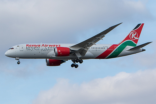 Kenya Airways Boeing 787-8 5Y-KZD at London Heathrow Airport (EGLL/LHR) Kenya Airways Boeing 787-8 5Y-KZD at London Heathrow Airport (EGLL/LHR)