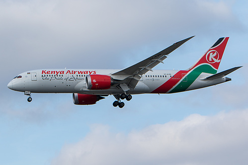 Kenya Airways Boeing 787-8 5Y-KZD at London Heathrow Airport (EGLL/LHR)