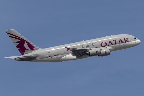 Qatar Airways Airbus A380-800 A7-APC at London Heathrow Airport (EGLL/LHR) Qatar Airways Airbus A380-800 A7-APC at London Heathrow Airport (EGLL/LHR)