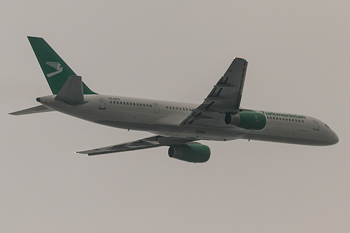 Turkmenistan Airlines Boeing 757-200 EZ-A014 at London Heathrow Airport (EGLL/LHR)