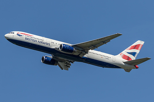 British Airways Boeing 767-300ER G-BNWZ at London Heathrow Airport (EGLL/LHR) British Airways Boeing 767-300ER G-BNWZ at London Heathrow Airport (EGLL/LHR)