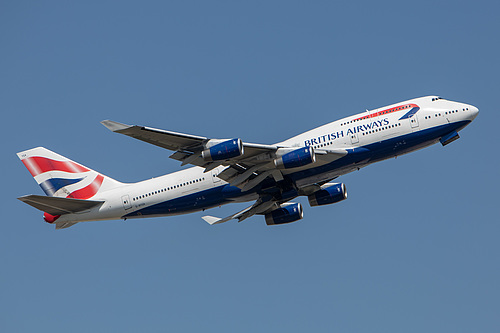 British Airways Boeing 747-400 G-BYGA at London Heathrow Airport (EGLL/LHR) British Airways Boeing 747-400 G-BYGA at London Heathrow Airport (EGLL/LHR)