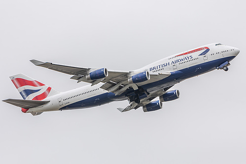 British Airways Boeing 747-400 G-BYGB at London Heathrow Airport (EGLL/LHR) British Airways Boeing 747-400 G-BYGB at London Heathrow Airport (EGLL/LHR)