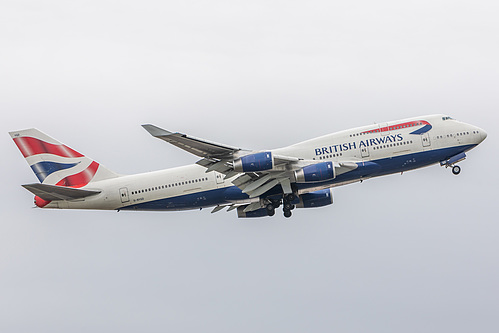 British Airways Boeing 747-400 G-BYGD at London Heathrow Airport (EGLL/LHR) British Airways Boeing 747-400 G-BYGD at London Heathrow Airport (EGLL/LHR)