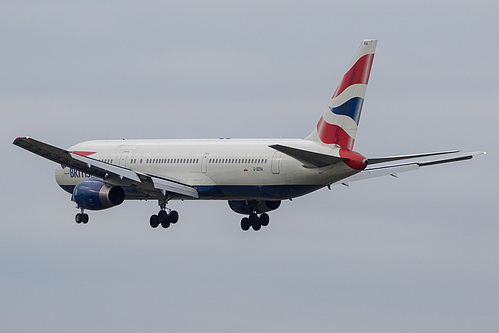 British Airways Boeing 767-300ER G-BZHA at London Heathrow Airport (EGLL/LHR)