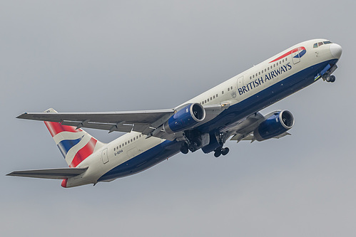 British Airways Boeing 767-300ER G-BZHA at London Heathrow Airport (EGLL/LHR)