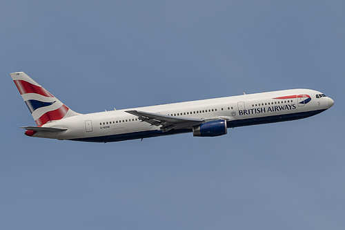 British Airways Boeing 767-300ER G-BZHB at London Heathrow Airport (EGLL/LHR)