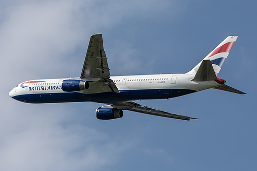 British Airways Boeing 767-300ER G-BZHC at London Heathrow Airport (EGLL/LHR)
