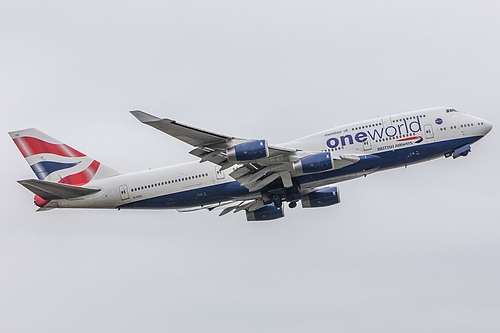 British Airways Boeing 747-400 G-CIVC at London Heathrow Airport (EGLL/LHR) British Airways Boeing 747-400 G-CIVC at London Heathrow Airport (EGLL/LHR)