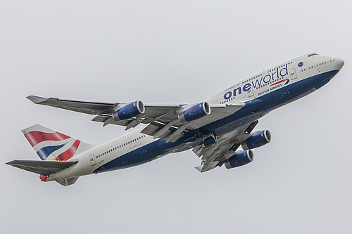 British Airways Boeing 747-400 G-CIVI at London Heathrow Airport (EGLL/LHR) British Airways Boeing 747-400 G-CIVI at London Heathrow Airport (EGLL/LHR)