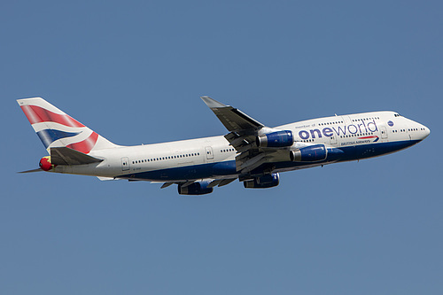 British Airways Boeing 747-400 G-CIVI at London Heathrow Airport (EGLL/LHR) British Airways Boeing 747-400 G-CIVI at London Heathrow Airport (EGLL/LHR)