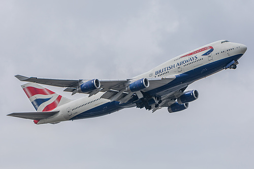 British Airways Boeing 747-400 G-CIVU at London Heathrow Airport (EGLL/LHR) British Airways Boeing 747-400 G-CIVU at London Heathrow Airport (EGLL/LHR)
