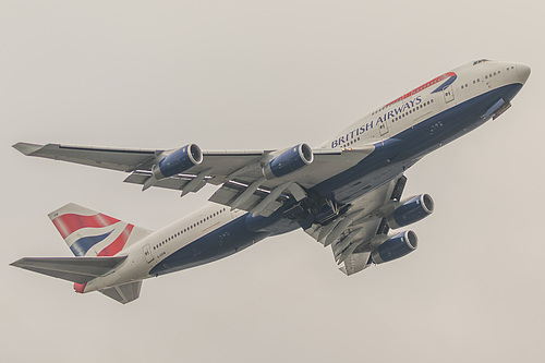 British Airways Boeing 747-400 G-CIVW at London Heathrow Airport (EGLL/LHR)
