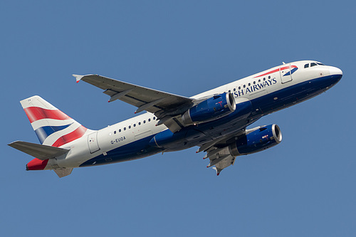 British Airways Airbus A319-100 G-EUOA at London Heathrow Airport (EGLL/LHR) British Airways Airbus A319-100 G-EUOA at London Heathrow Airport (EGLL/LHR)