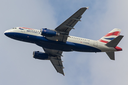 British Airways Airbus A319-100 G-EUOB at London Heathrow Airport (EGLL/LHR) British Airways Airbus A319-100 G-EUOB at London Heathrow Airport (EGLL/LHR)