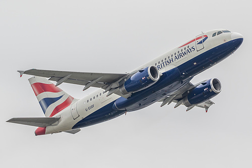 British Airways Airbus A319-100 G-EUOF at London Heathrow Airport (EGLL/LHR)