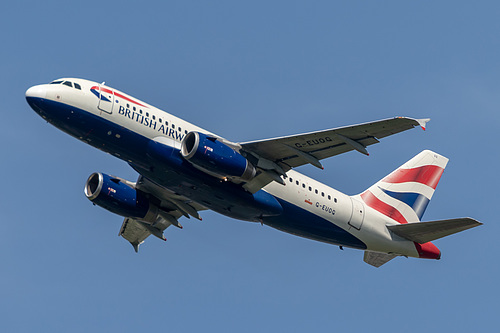 British Airways Airbus A319-100 G-EUOG at London Heathrow Airport (EGLL/LHR) British Airways Airbus A319-100 G-EUOG at London Heathrow Airport (EGLL/LHR)