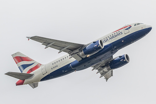 British Airways Airbus A319-100 G-EUOG at London Heathrow Airport (EGLL/LHR) British Airways Airbus A319-100 G-EUOG at London Heathrow Airport (EGLL/LHR)