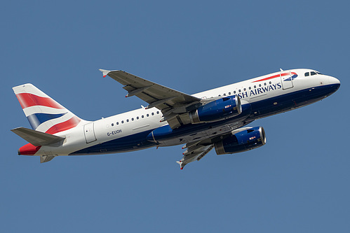 British Airways Airbus A319-100 G-EUOH at London Heathrow Airport (EGLL/LHR) British Airways Airbus A319-100 G-EUOH at London Heathrow Airport (EGLL/LHR)