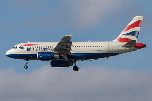 British Airways Airbus A319-100 G-EUPB at London Heathrow Airport (EGLL/LHR) British Airways Airbus A319-100 G-EUPB at London Heathrow Airport (EGLL/LHR)