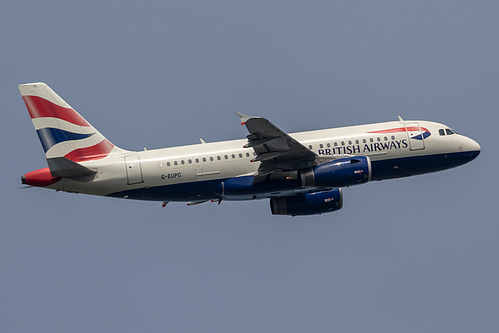 British Airways Airbus A319-100 G-EUPC at London Heathrow Airport (EGLL/LHR) British Airways Airbus A319-100 G-EUPC at London Heathrow Airport (EGLL/LHR)