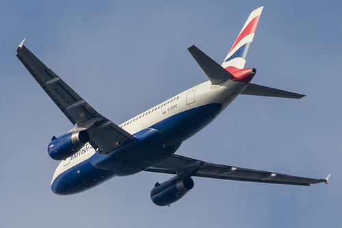 British Airways Airbus A319-100 G-EUPE at London Heathrow Airport (EGLL/LHR)