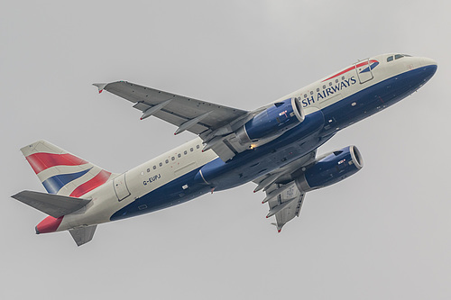 British Airways Airbus A319-100 G-EUPJ at London Heathrow Airport (EGLL/LHR) British Airways Airbus A319-100 G-EUPJ at London Heathrow Airport (EGLL/LHR)