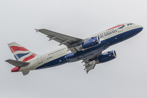 British Airways Airbus A319-100 G-EUPJ at London Heathrow Airport (EGLL/LHR) British Airways Airbus A319-100 G-EUPJ at London Heathrow Airport (EGLL/LHR)
