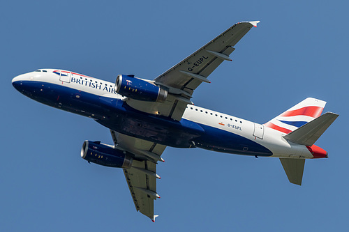 British Airways Airbus A319-100 G-EUPL at London Heathrow Airport (EGLL/LHR) British Airways Airbus A319-100 G-EUPL at London Heathrow Airport (EGLL/LHR)