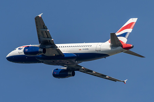 British Airways Airbus A319-100 G-EUPN at London Heathrow Airport (EGLL/LHR) British Airways Airbus A319-100 G-EUPN at London Heathrow Airport (EGLL/LHR)
