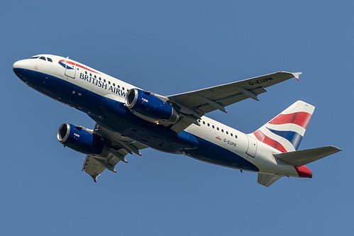 British Airways Airbus A319-100 G-EUPR at London Heathrow Airport (EGLL/LHR) British Airways Airbus A319-100 G-EUPR at London Heathrow Airport (EGLL/LHR)