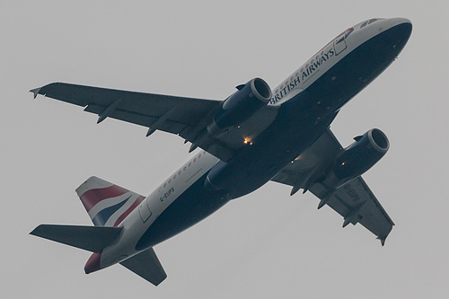 British Airways Airbus A319-100 G-EUPS at London Heathrow Airport (EGLL/LHR) British Airways Airbus A319-100 G-EUPS at London Heathrow Airport (EGLL/LHR)