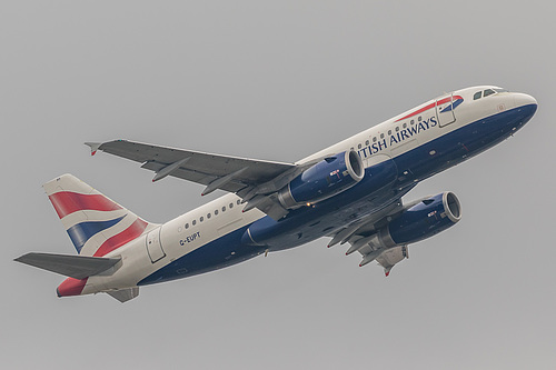 British Airways Airbus A319-100 G-EUPT at London Heathrow Airport (EGLL/LHR) British Airways Airbus A319-100 G-EUPT at London Heathrow Airport (EGLL/LHR)