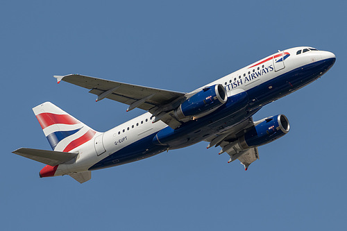 British Airways Airbus A319-100 G-EUPT at London Heathrow Airport (EGLL/LHR) British Airways Airbus A319-100 G-EUPT at London Heathrow Airport (EGLL/LHR)
