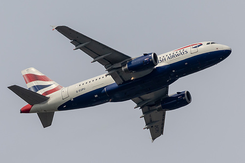 British Airways Airbus A319-100 G-EUPU at London Heathrow Airport (EGLL/LHR)