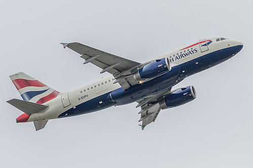 British Airways Airbus A319-100 G-EUPU at London Heathrow Airport (EGLL/LHR) British Airways Airbus A319-100 G-EUPU at London Heathrow Airport (EGLL/LHR)
