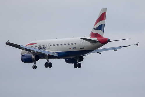 British Airways Airbus A319-100 G-EUPZ at London Heathrow Airport (EGLL/LHR) British Airways Airbus A319-100 G-EUPZ at London Heathrow Airport (EGLL/LHR)