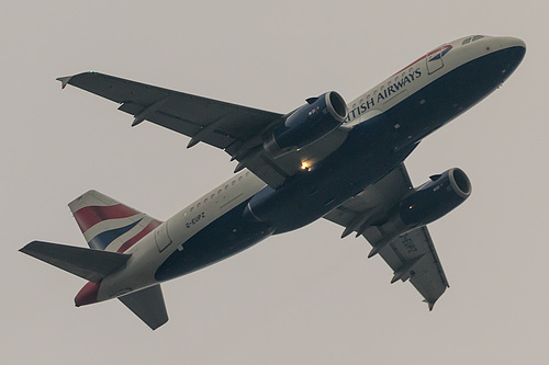 British Airways Airbus A319-100 G-EUPZ at London Heathrow Airport (EGLL/LHR) British Airways Airbus A319-100 G-EUPZ at London Heathrow Airport (EGLL/LHR)