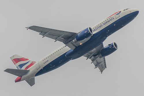 British Airways Airbus A320-200 G-EUUB at London Heathrow Airport (EGLL/LHR)