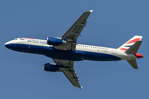 British Airways Airbus A320-200 G-EUUD at London Heathrow Airport (EGLL/LHR) British Airways Airbus A320-200 G-EUUD at London Heathrow Airport (EGLL/LHR)