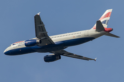 British Airways Airbus A320-200 G-EUUI at London Heathrow Airport (EGLL/LHR) British Airways Airbus A320-200 G-EUUI at London Heathrow Airport (EGLL/LHR)