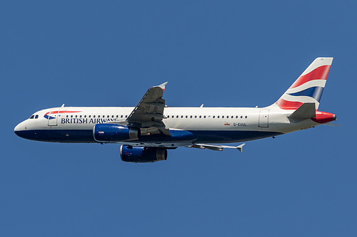 British Airways Airbus A320-200 G-EUUL at London Heathrow Airport (EGLL/LHR) British Airways Airbus A320-200 G-EUUL at London Heathrow Airport (EGLL/LHR)