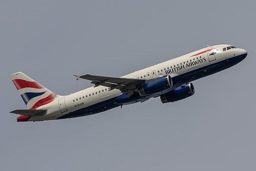 British Airways Airbus A320-200 G-EUUR at London Heathrow Airport (EGLL/LHR) British Airways Airbus A320-200 G-EUUR at London Heathrow Airport (EGLL/LHR)