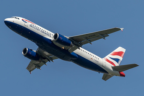 British Airways Airbus A320-200 G-EUUS at London Heathrow Airport (EGLL/LHR) British Airways Airbus A320-200 G-EUUS at London Heathrow Airport (EGLL/LHR)
