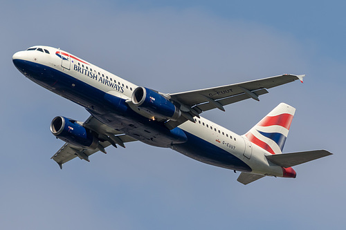 British Airways Airbus A320-200 G-EUUT at London Heathrow Airport (EGLL/LHR)