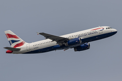 British Airways Airbus A320-200 G-EUUU at London Heathrow Airport (EGLL/LHR) British Airways Airbus A320-200 G-EUUU at London Heathrow Airport (EGLL/LHR)