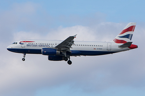 British Airways Airbus A320-200 G-EUUV at London Heathrow Airport (EGLL/LHR)