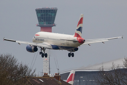 British Airways Airbus A320-200 G-EUUZ at London Heathrow Airport (EGLL/LHR) British Airways Airbus A320-200 G-EUUZ at London Heathrow Airport (EGLL/LHR)